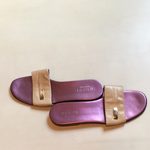 🌷GUCCI SANDALS SIZE 8.5 - Picture 3 of 11